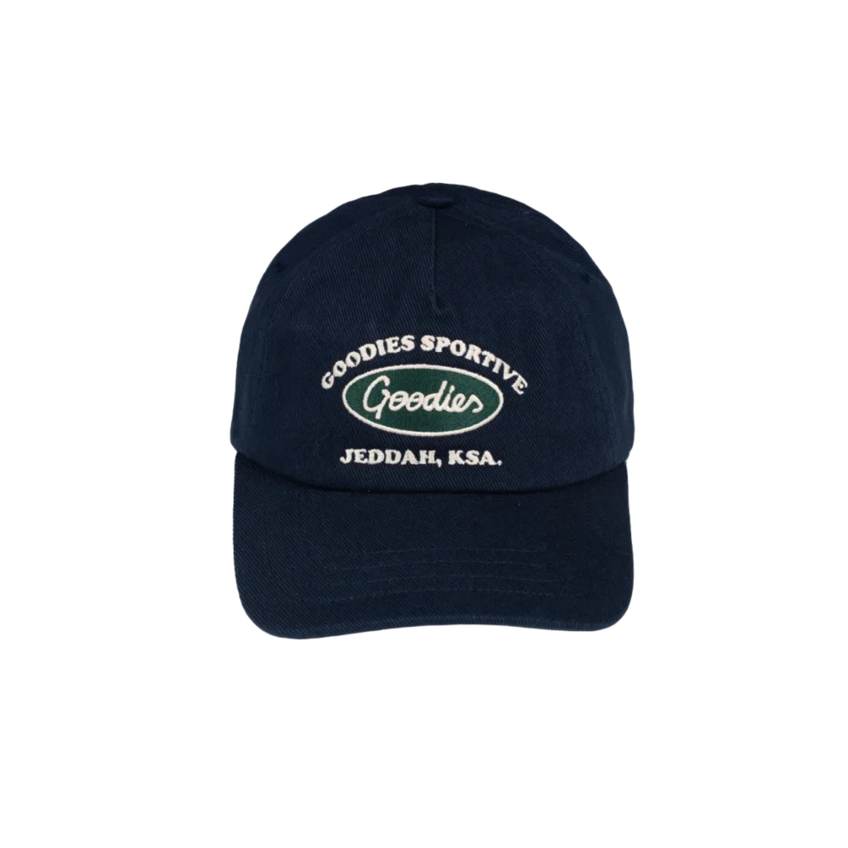 NAVY AND GREEN CAP