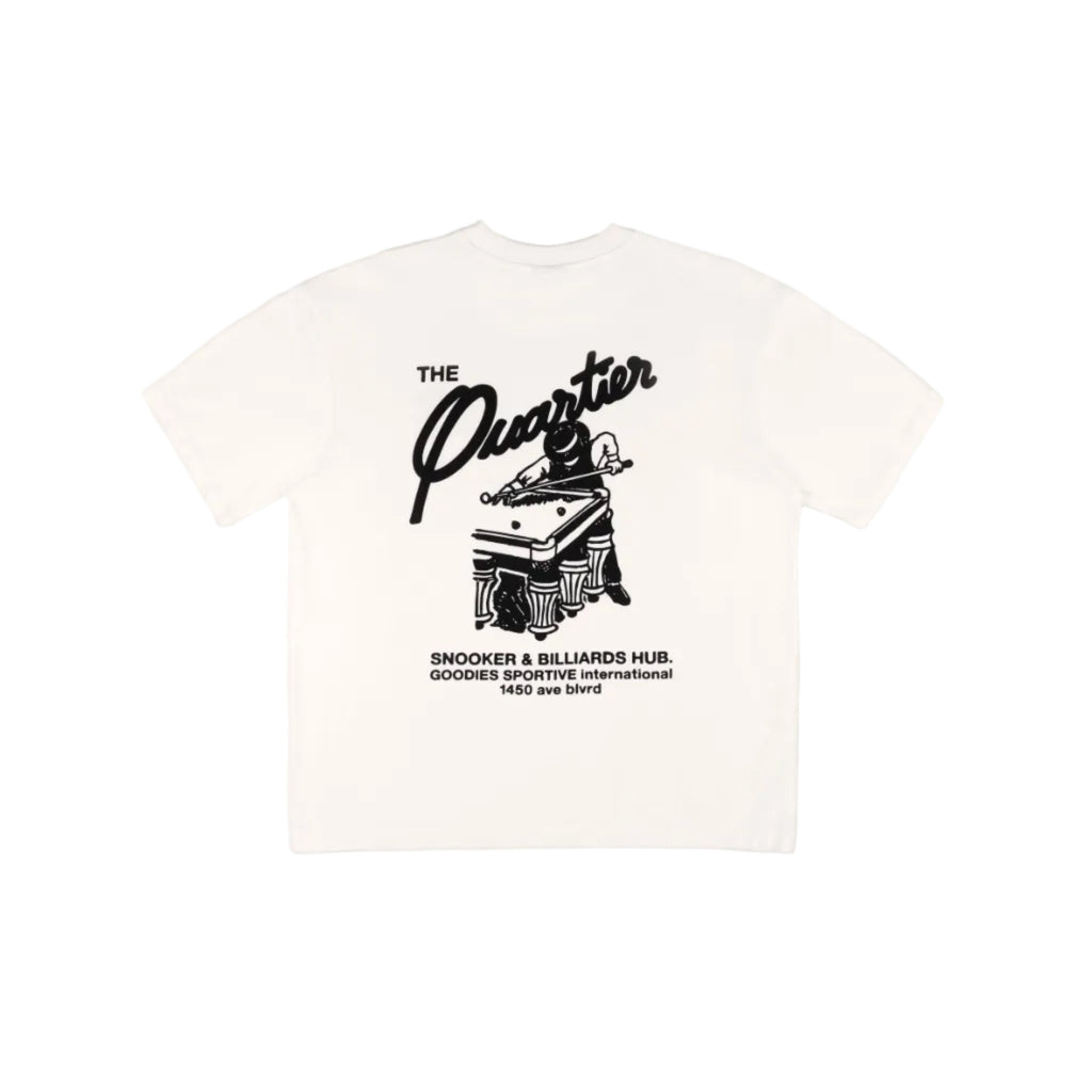 SNOOKER WHITE TEE