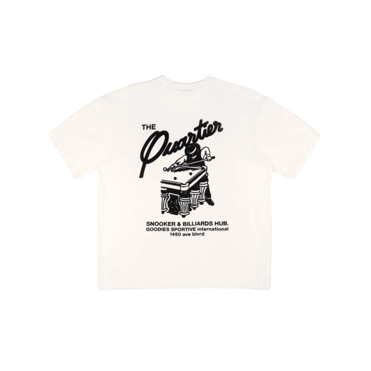 SNOOKER WHITE TEE