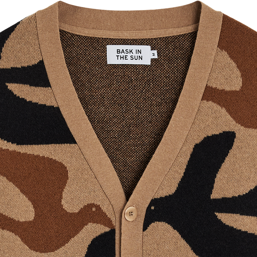 BASK IN THE SUN PEACE CARDIGAN NUTS