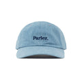 PARLEZ BOYD 6 PANEL LOW PROFILE CAP - MID INDIGO WASH