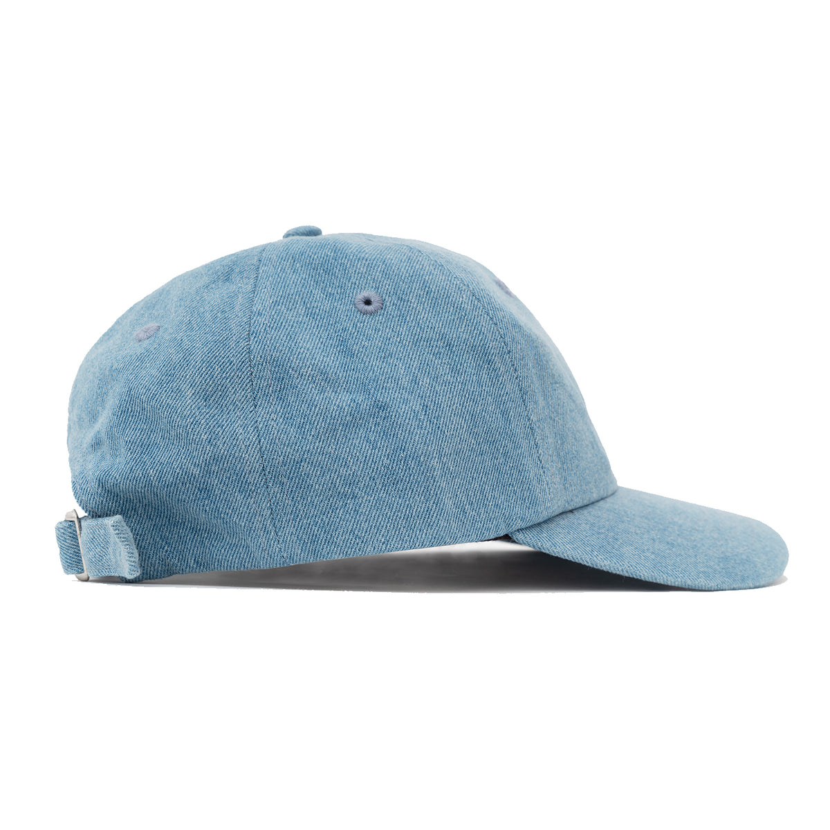 PARLEZ BOYD 6 PANEL LOW PROFILE CAP - MID INDIGO WASH